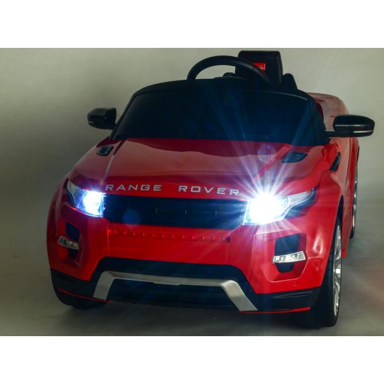 Range Rover Evoque s dálkovým ovládáním a svítícími světly, ČERVENÝ